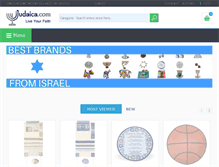 Tablet Screenshot of jjudaica.com